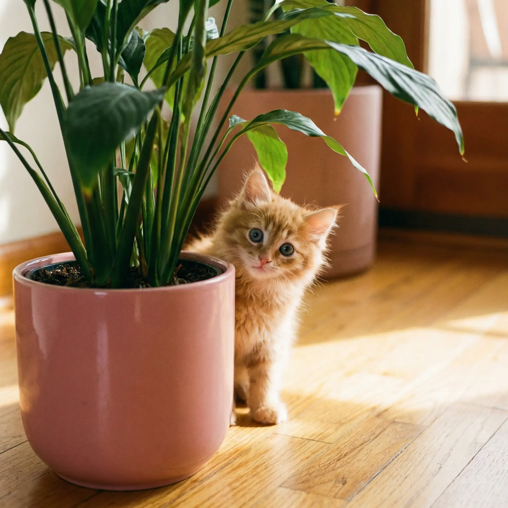 小猫从花盆后探头 - 意大利种马 百度影音